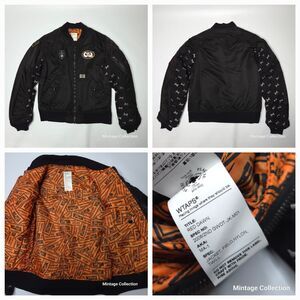 WTAPS MILITIA BLACK 201-205 MA-1 FLIGHT BOMBER JACKET RED DAWN MADE IN JAPAN